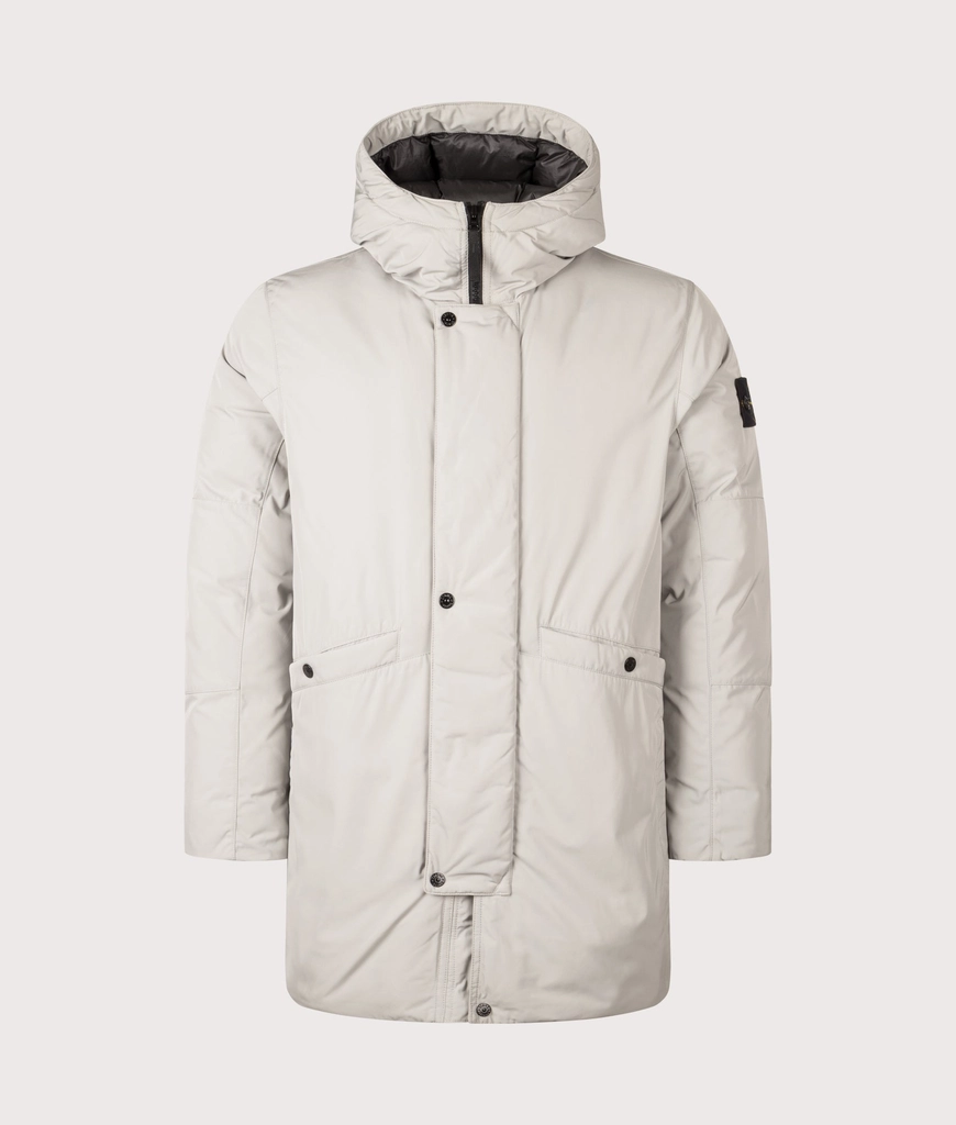 Stone Island Mens Micro Twill Down Parka